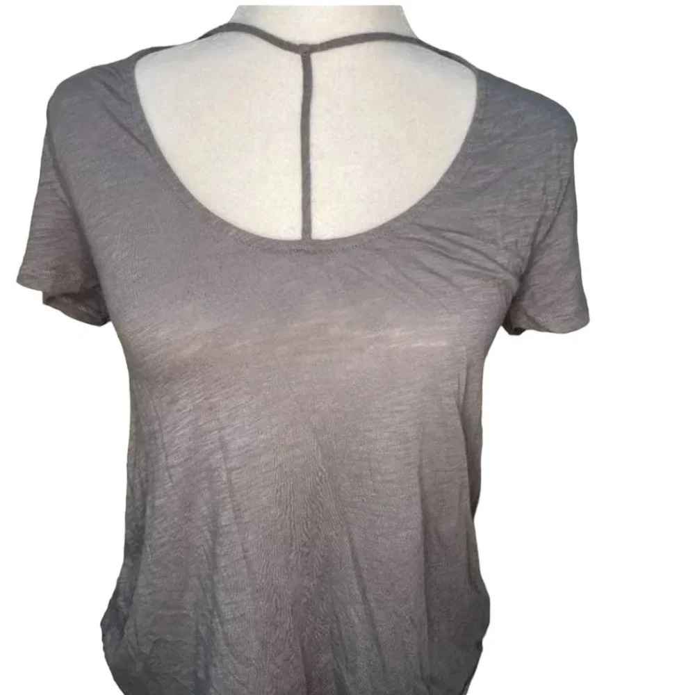 BP NORDSTROM Strap Detail T Shirt Short Sleeved Top - small